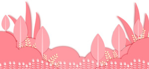 粉色梦幻花园背景设计