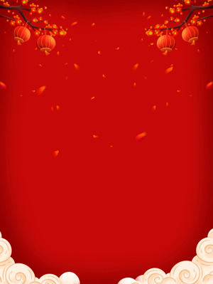 中国春节红色背景图片下载