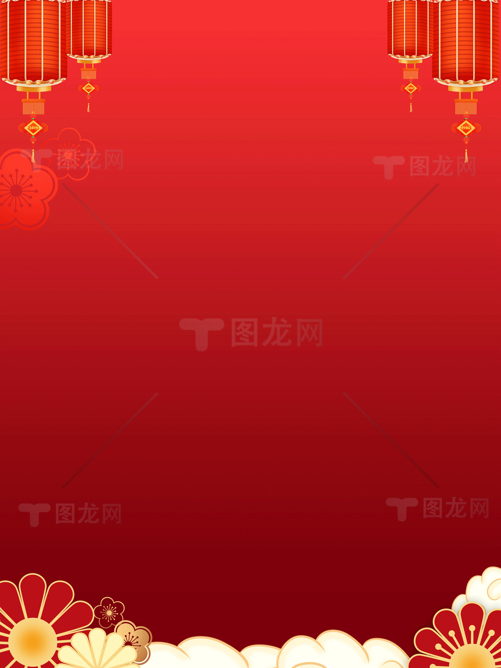 春节红色主题背景图片下载素材