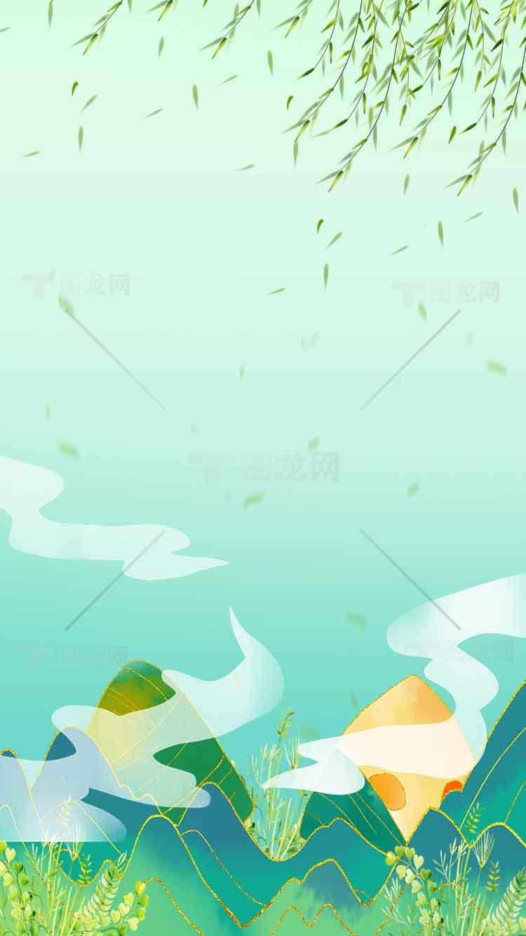 精选自然风景高清插画背景图片合集素材