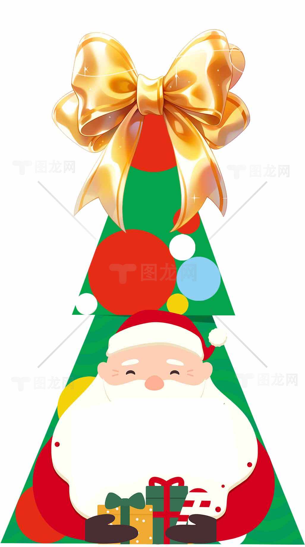 圣诞节圣诞老人装饰图片素材
