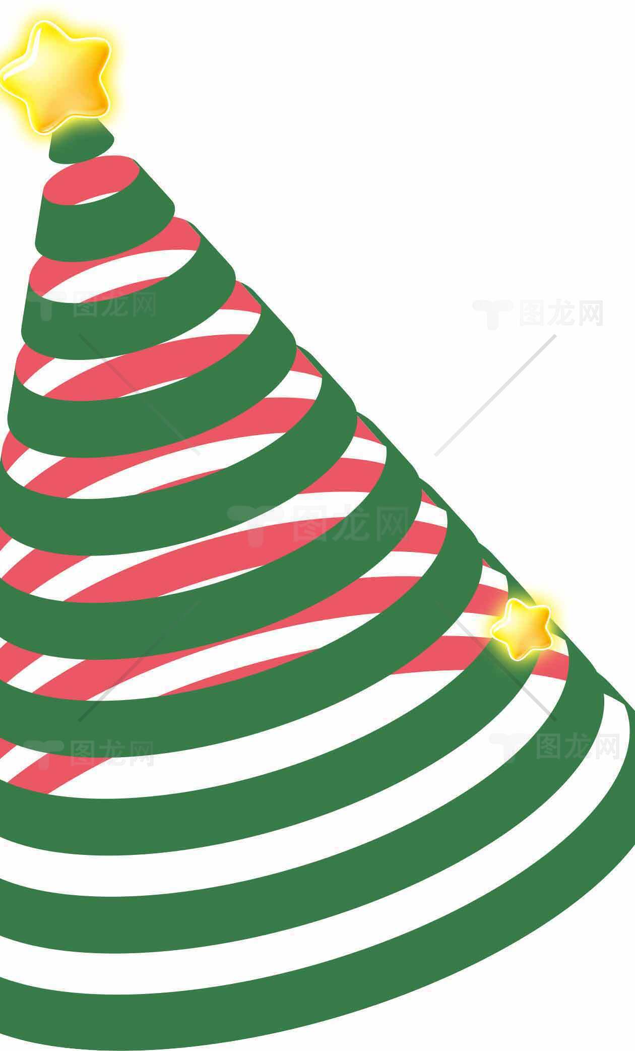 圣诞节主题绿色红色条纹圣诞帽图片素材