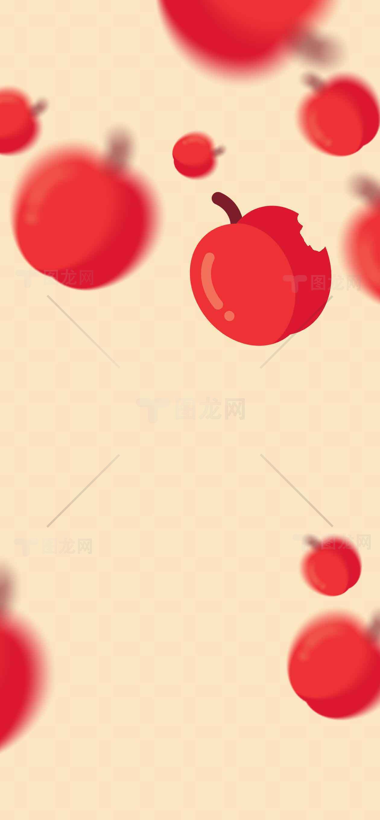 红色苹果背景图片下载素材