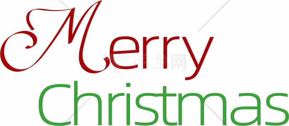 圣诞节祝福红绿主题设计图片素材