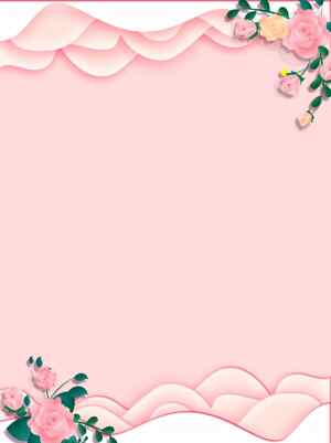 粉色花卉背景图片设计 | 浪漫唯美装饰模板