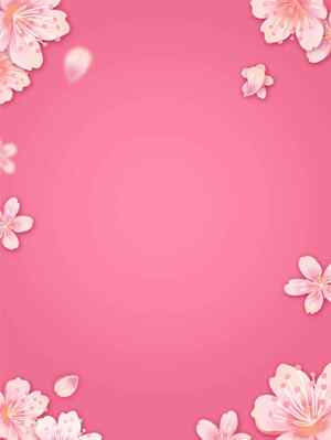 粉色樱花背景图片