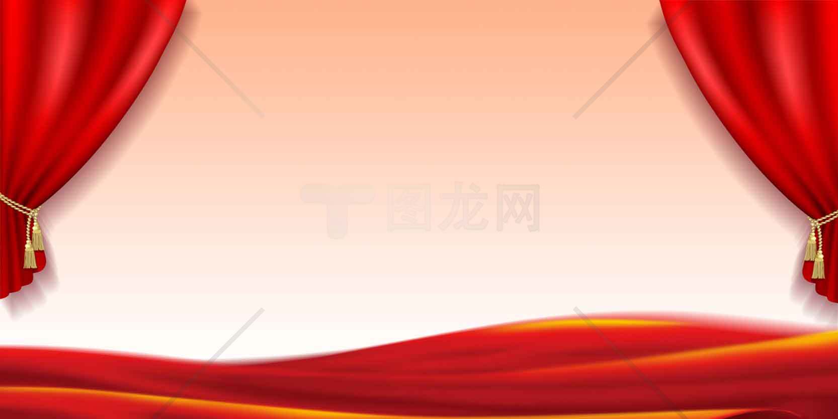 红色舞台背景图片素材