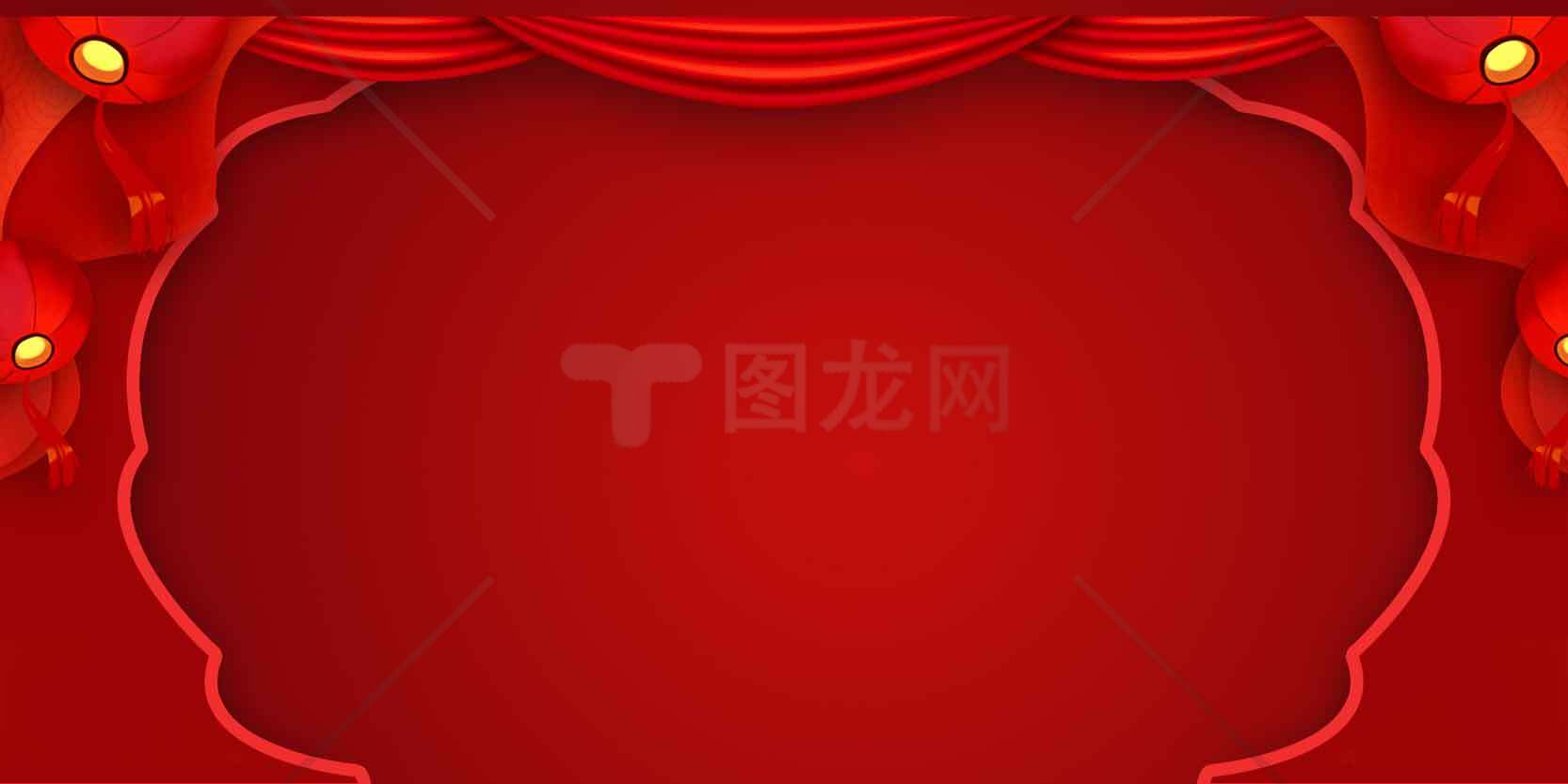 红色舞台背景图片| 高质量红色幕布设计素材