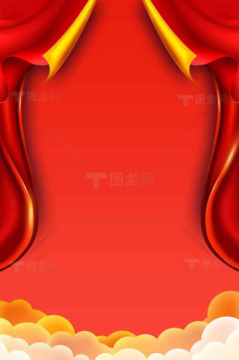 红色背景舞台设计图片素材