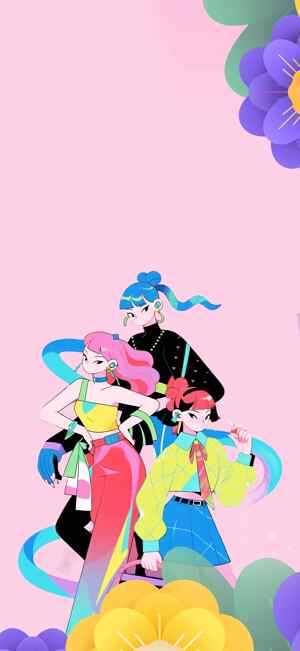 时尚插画风格人物设计图片