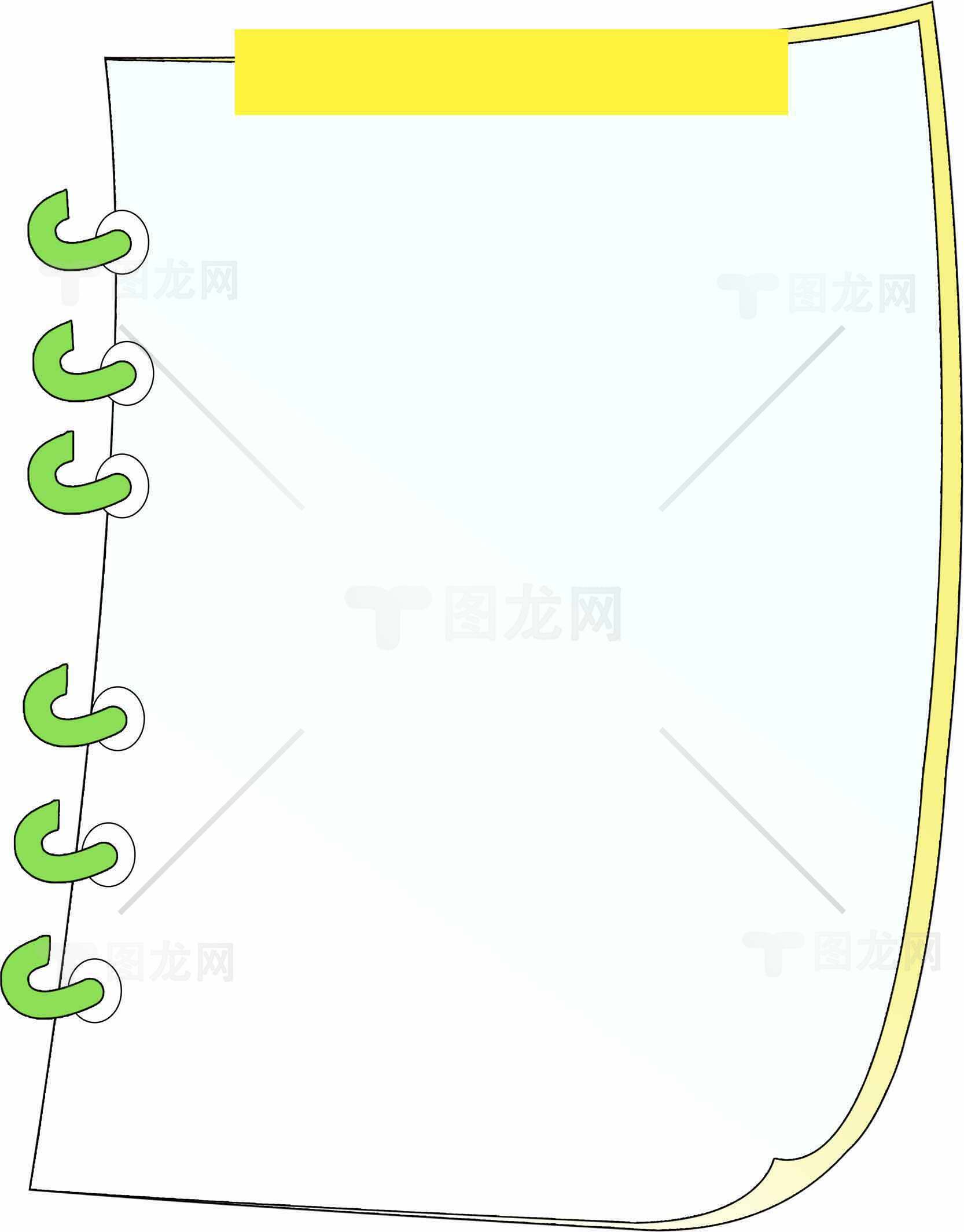 简约笔记本插图设计 | 适合文具主题的创意图片素材