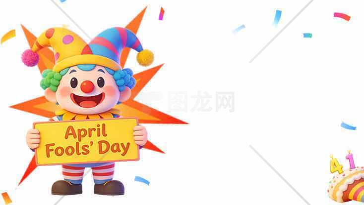 欢乐愚人节庆祝图片设计素材