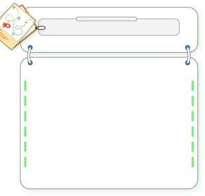 简约风格空白记事本模板图片