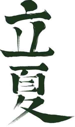 立夏书法艺术高清图片精选合集