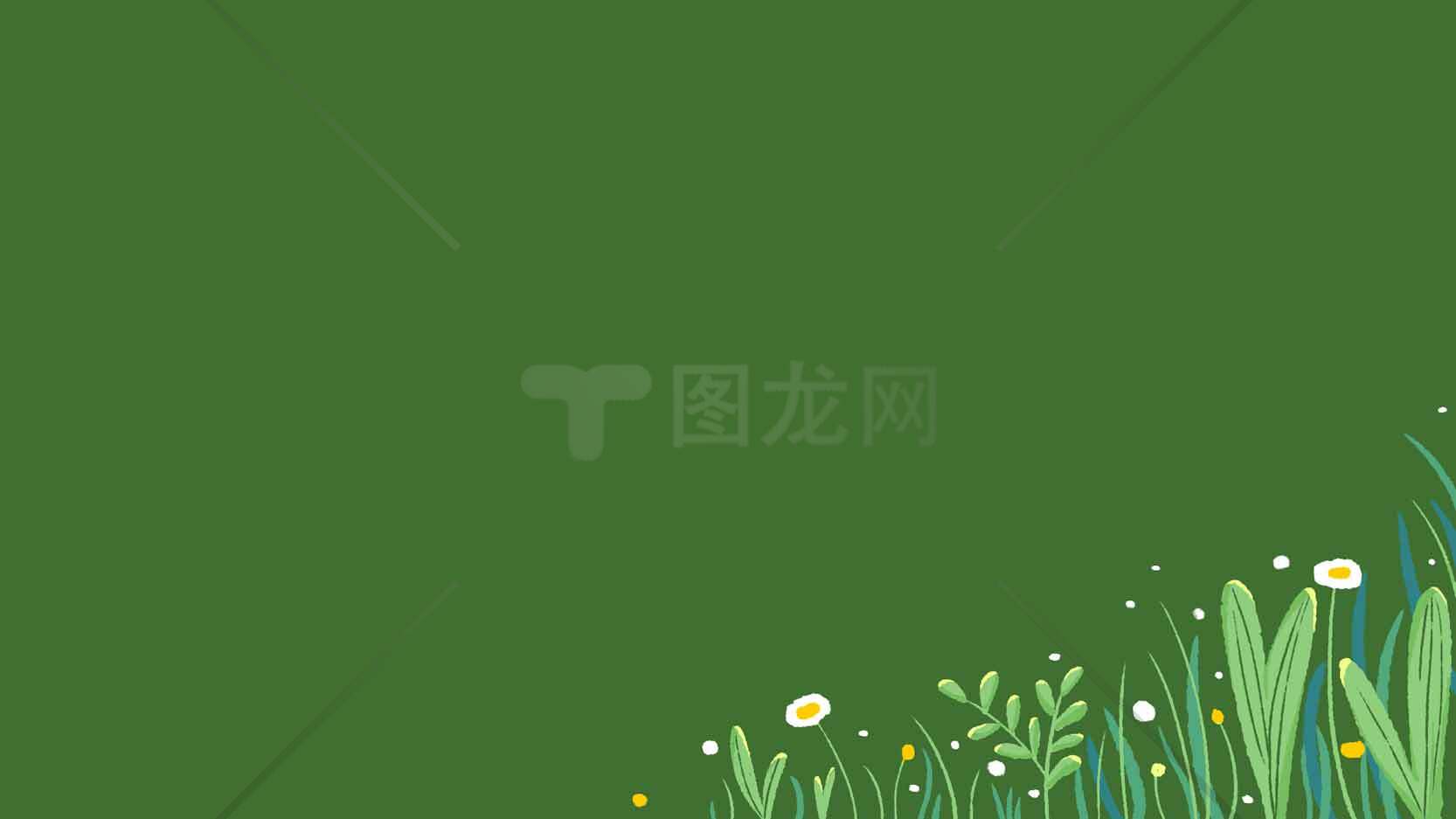 自然绿色背景插画设计图素材